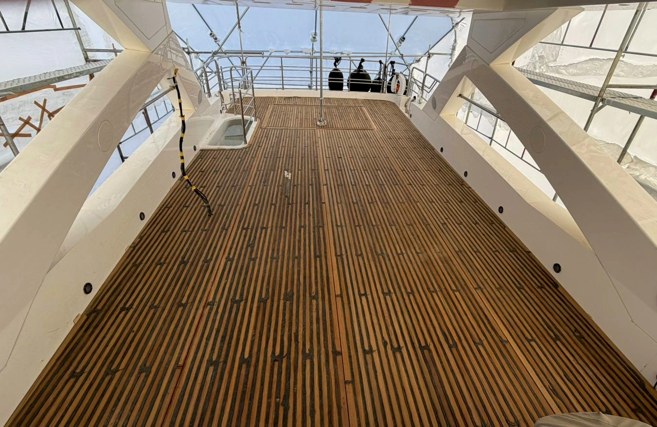 Teak deck replacement